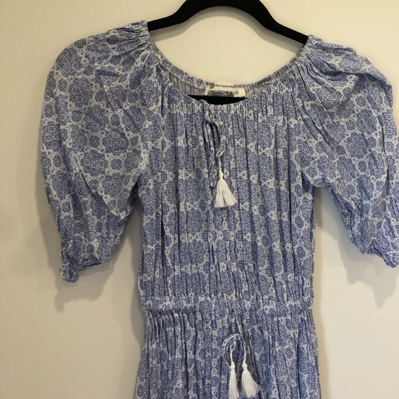 THE IMPECCABLE PIG - Blue and White Flowery Dress - Picture 2 of 7